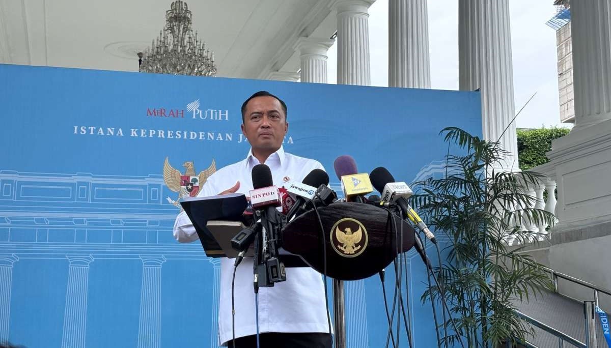 Prasetyo Hadi menyampaikan Surat Edaran Istana tentang pembatasan “open house” Lebaran 2026