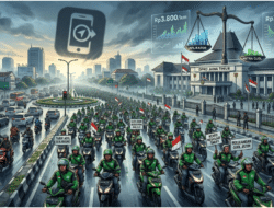 Ilustrasi aksi 3000 ojol Jawa Timur menuju DPRD Jawa Timur menuntut keadilan tarif dan regulasi aplikator